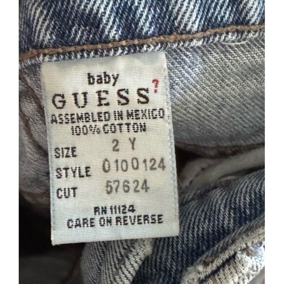 Infant Toddler Kids Vintage Guess George Marciano Jeans Size 2T 2Y - Picture 6 of 6